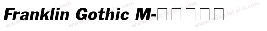Franklin Gothic M字体转换